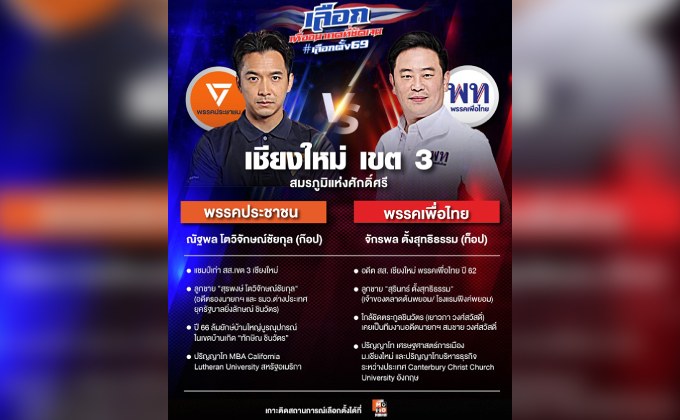 ช้างชนช้าง | เขตเลือกตั้งที่ 3 จังหวัดเชียงใหม่