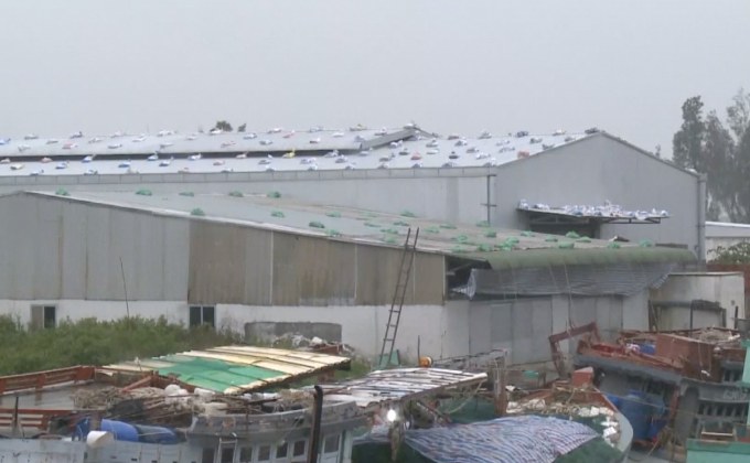 พายุ “เทมบิน” อ่อนกำลังลงขณะผ่านเวียดนาม