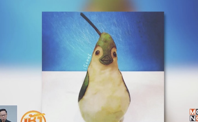 ศิลปินดัตช์เปลี่ยนผลไม้ให้เป็นงานศิลปะ