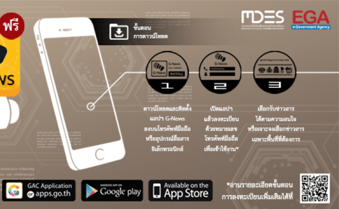 5 แอปพลิเคชั่นแนะนำจากสำนักงานรัฐบาลอิเล็กทรอนิกส์ (องค์กรมหาชน)