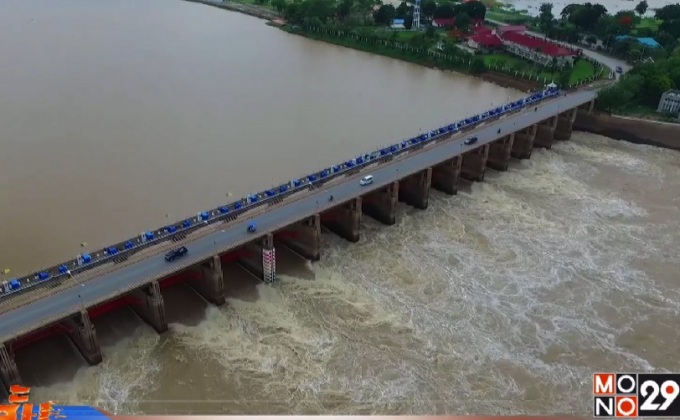เขื่อนเจ้าพระยาน้ำลดเตรียมรับมือน้ำระลอกให​ม่