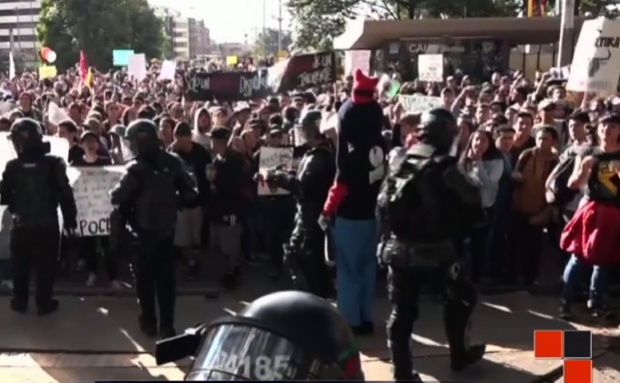 ประท้วงต้านประเพณีสู้วัวกระทิงในโคลอมเบีย