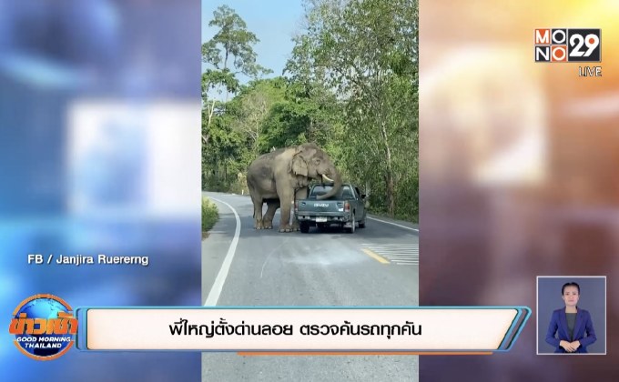 พี่ใหญ่ตั้งด่านลอย ตรวจค้นรถทุกคัน