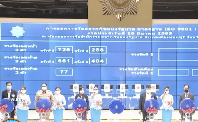 กองสลากฯ เลื่อนออกรางวัล ไป 16 พ.ค.