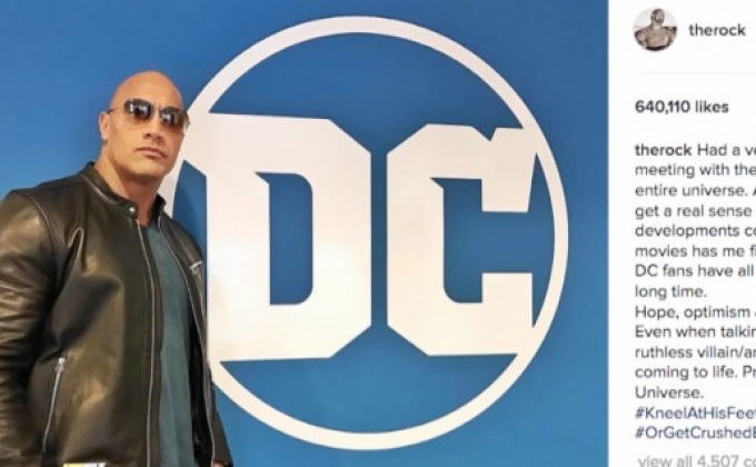 “เดอะร็อก” อาจเป็นความหวังให้กับจักรวาลหนังฮีโร่ DC Comics