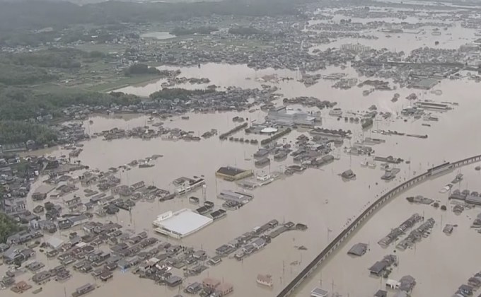 น้ำท่วม-ดินถล่มในญี่ปุ่น เสียชีวิตกว่า 80 สูญหาย 50