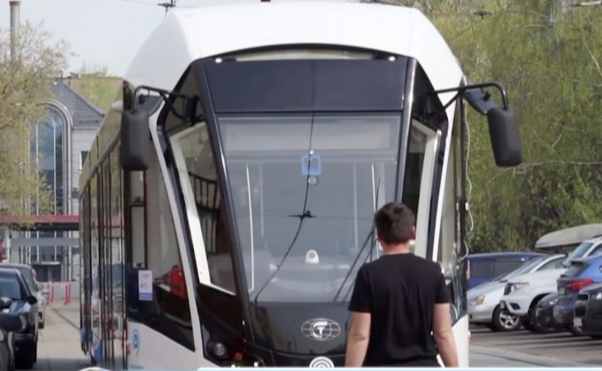 รถรางไร้คนขับในรัสเซีย