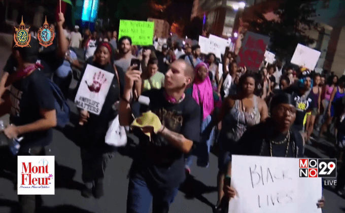 ประท้วงเรื่องตำรวจยิงผู้ต้องสงสัยผิวสีในสหรัฐฯ