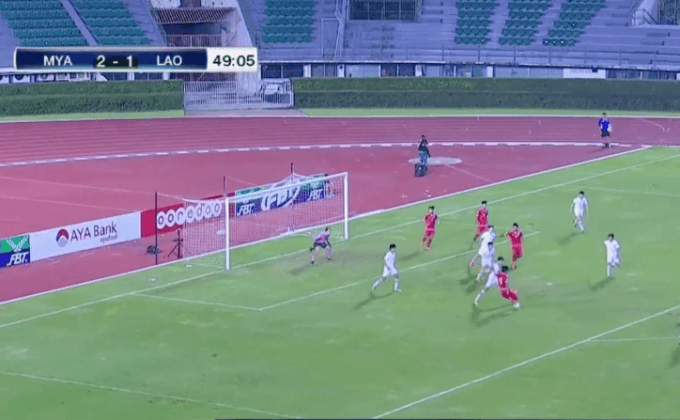 เมียนมาร์ถล่มลาว 3-1