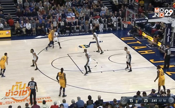 ยูท่าห์ แจ๊ซ เก็บชัยในบ้านเกมแรกในรอบเกือบ 1 เดือน