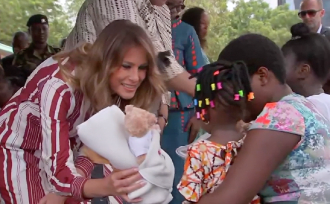 “เมลาเนีย ทรัมป์” บินเดี่ยวเยือนแอฟริกา