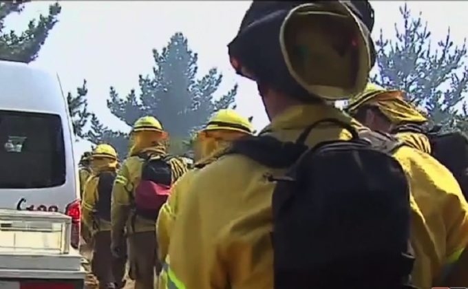 สถานการณ์ไฟป่าในชิลี