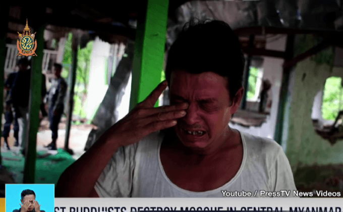 ม็อบชาวพุทธรุมทำร้ายชายมุสลิมในเมียนมา