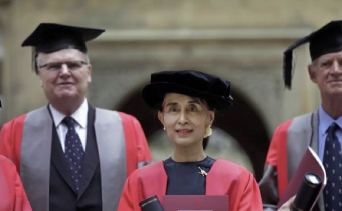 อ๊อกซ์ฟอร์ดเรียกคืนรางวัลเกียรติยศจาก “ซูจี”