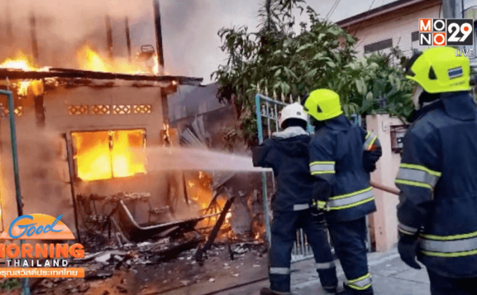 ไฟไหม้ชุมชนวัดทินกร วอด 8หลัง