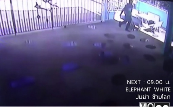 จับภาพคนร้ายกวาดทรัพย์สินร่วมแสนหนีลอยนวล