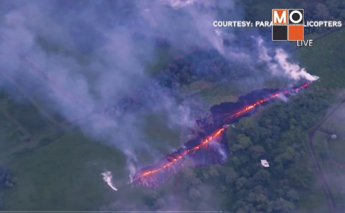 เกิดรอยแยกใหม่บริเวณภูเขาไฟคิลาเว