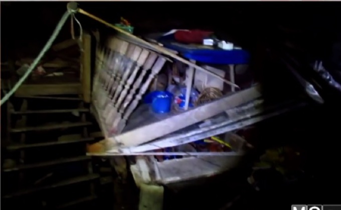 บ้านเก่าแก่ จ. สมุทรสงคราม พังถล่ม