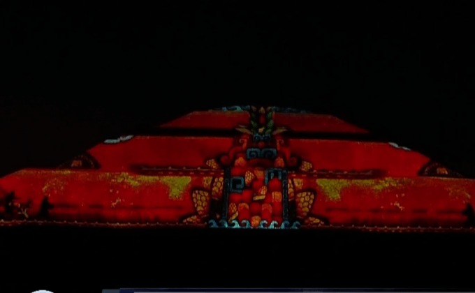 งานแสงสีเสียงบนปิรามิดในเม็กซิโก