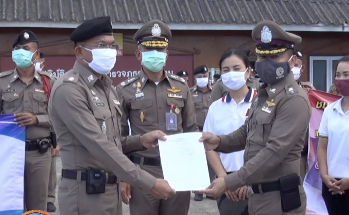 ผกก.สภ.ควนโดน ควักเงินส่วนตัว ทำประกันโควิดให้ลูกน้อง