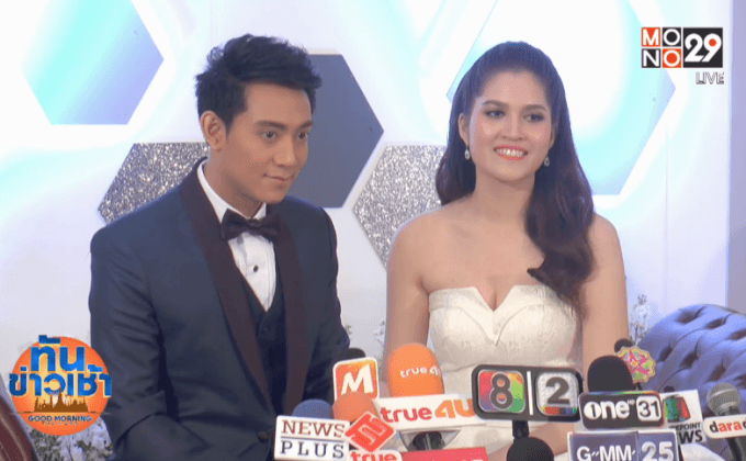 “แตงโม พงษ์พิสุทธิ์” ควงแฟนสาว เข้าพิธีวิวาห์