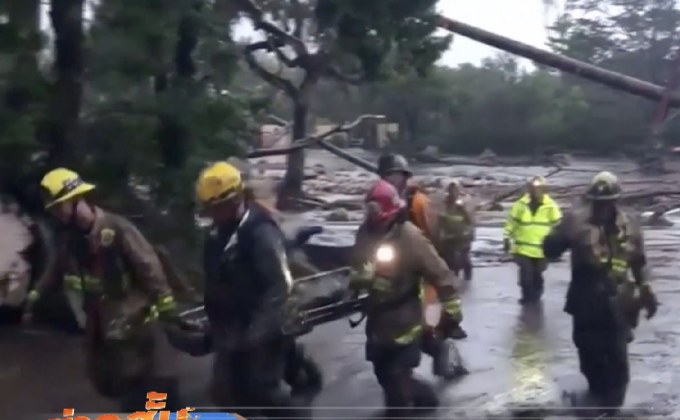 น้ำท่วมฉับพลันและดินถล่มในแคลิฟอร์เนีย