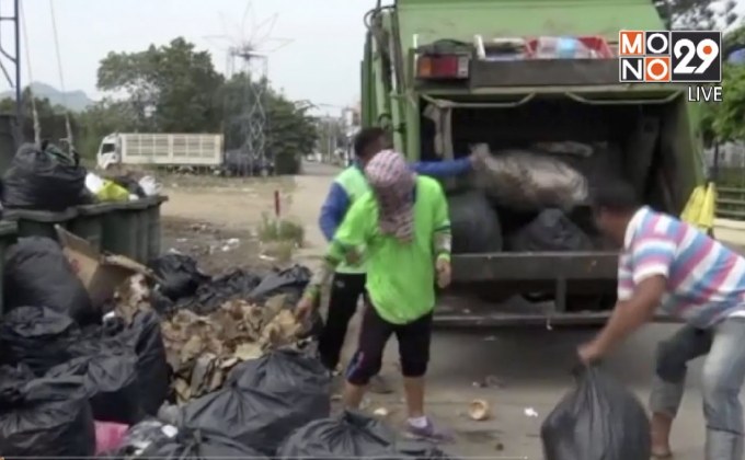 หัวหินขยะหลังปีใหม่ล้นเร่งเพิ่มรอบจัดเก็บ