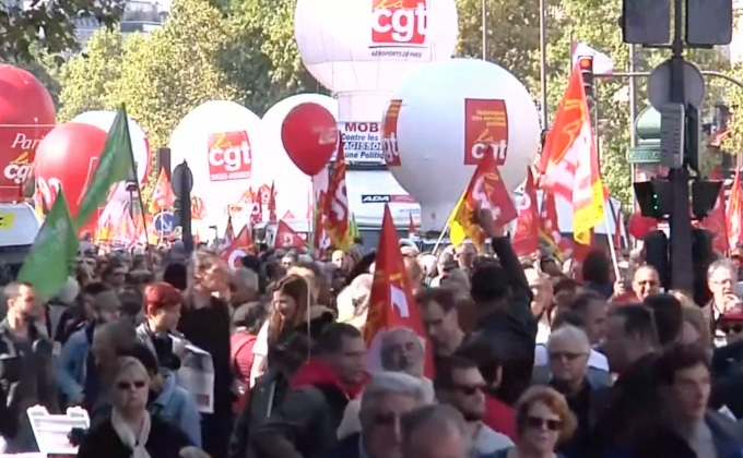 ประท้วงต้านปฏิรูปกฎหมายแรงงานฝรั่งเศส