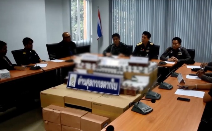 จับบุหรี่ต่างประเทศหนีภาษี จ.นราธิวาส