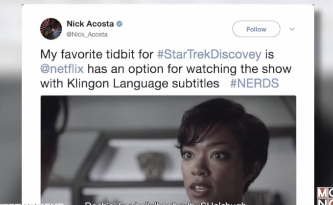 Star Trek: Discovery เอาใจซูเปอร์แฟน เปิดโหมดคำบรรยายภาษาคลิงออน