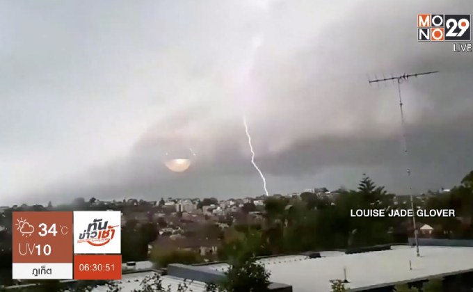 เกิดฟ้าผ่าในออสเตรเลียกว่า 3 แสนครั้ง