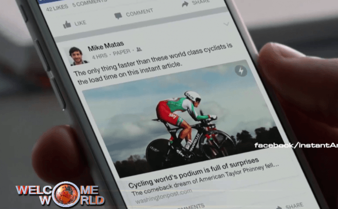 Facebook เปิดบริการ Instant Articles