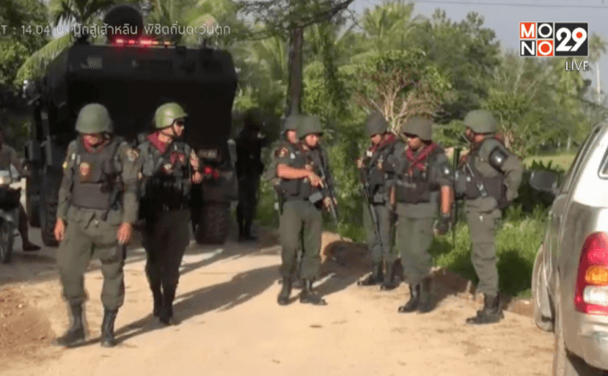 ยิงถล่ม จนท.ชุดรปภ.รถไฟ อ.รามัน จ.ยะลา