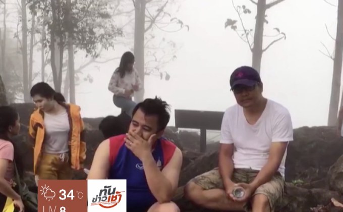 นักท่องเที่ยวแห่สัมผัสอากาศหนาวที่ภูบ่อบิด