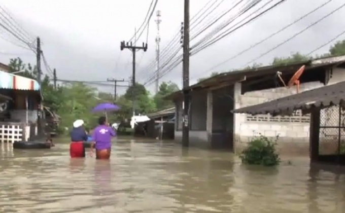 หลายพื้นที่ภาคใต้น้ำยังท่วมสูง