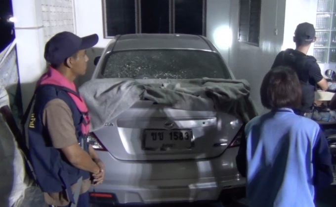 คนร้ายปล้นรถฆ่าตัวประกันใช้ก่อเหตุยิงฐานทหาร