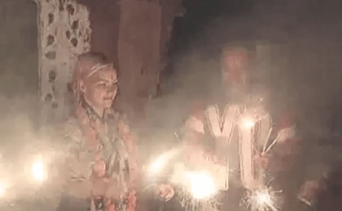 อินเดียเฉลิมฉลองเทศกาลแห่งไฟ