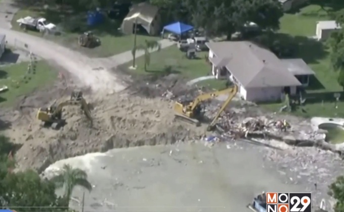 หลุมยุบในรัฐฟลอริดายังไม่หยุดขยายตัว