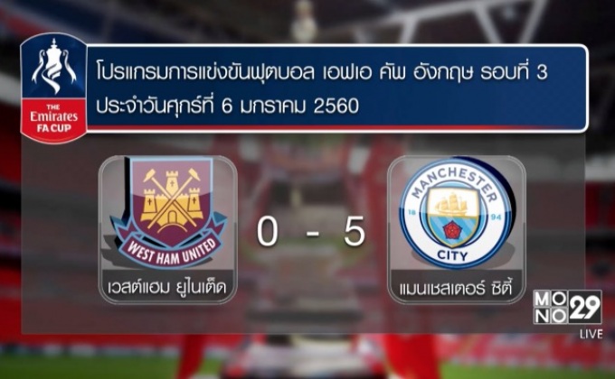 ผลการแข่งขันฟุตบอลเอฟเอ คัพ อังกฤษ