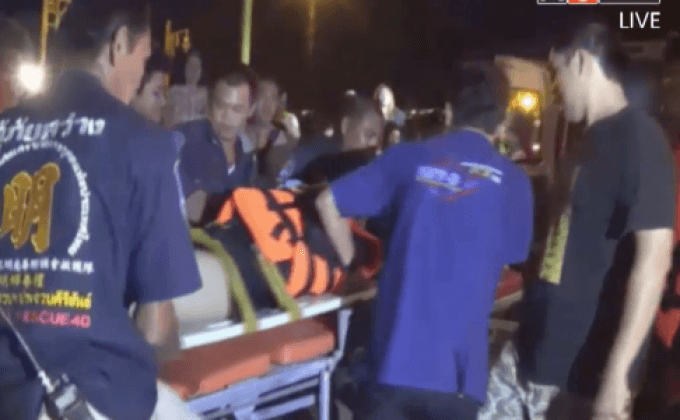 ช่วยหญิงพลัดตกทะเล จ.ประจวบคีรีขันธ์