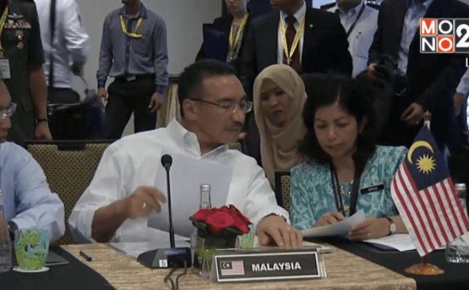 ประชุมรมว.กลาโหมอาเซียนในมาเลเซีย