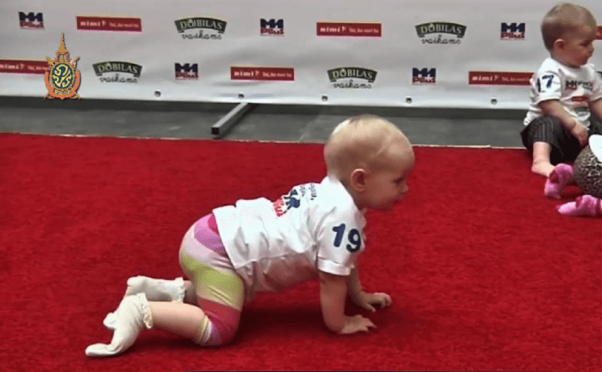 ทารกแข่งคลานเร็วในลิทัวเนีย