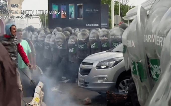 ประท้วงปิดถนนในอาร์เจนตินา