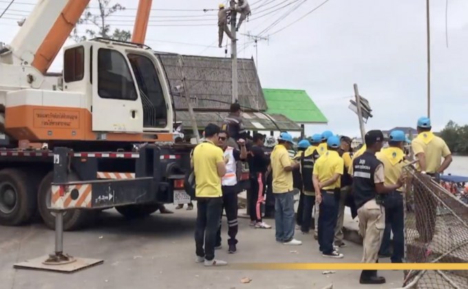 พบร่างผู้สูญหายจากเหตุศาลาริมน้ำแม่กลองถล่มแล้ว