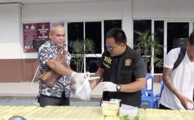 จับยาเสพติดล็อตใหญ่ในพัทยา มูลค่า 100 ล้าน