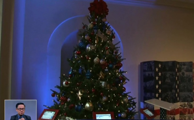 บรรยากาศคริสต์มาสในสหรัฐฯ