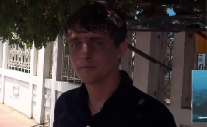 หนุ่มไอร์แลนด์ รับกุข่าวคนขับรถตู้จี้ชิงเงิน