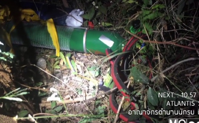 พบถังก๊าซต้องสงสัยถูกทิ้งทางขึ้นเขา จ.ประจวบฯ