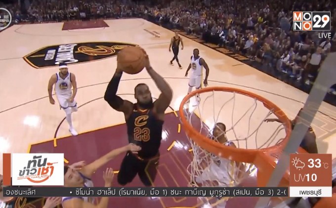 “ดูแรนท์” กด 43 แต้ม นักรบนำ 3-0 จ่อแชมป์ NBA