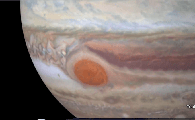 นาซาเผยภาพเคลื่อนไหวดาวพฤหัสบดี